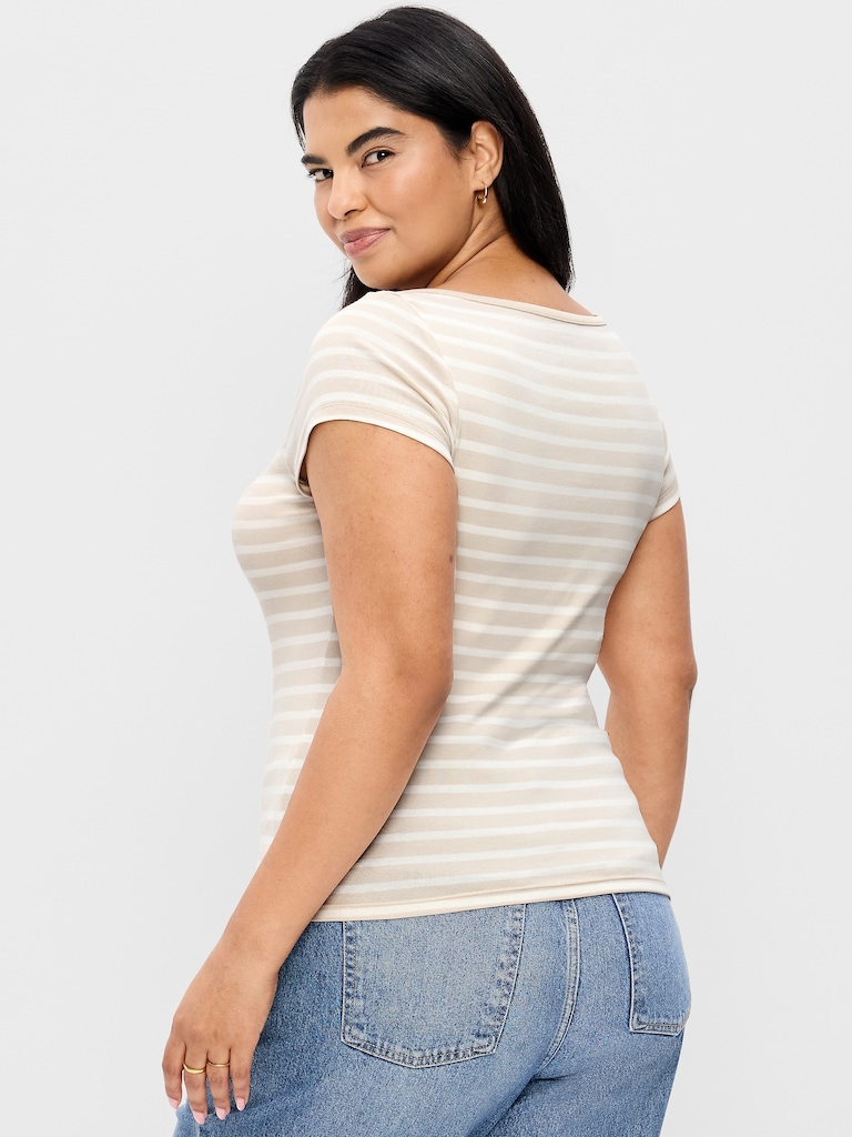 Snug Boat-Neck T-Shirt