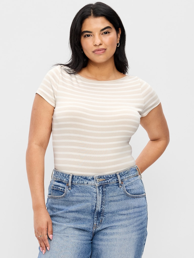 Snug Boat-Neck T-Shirt