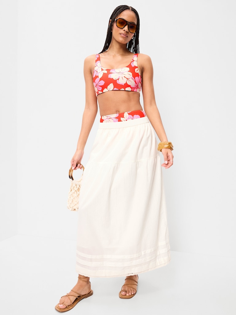 Essential Scoop-Neck Swim Top