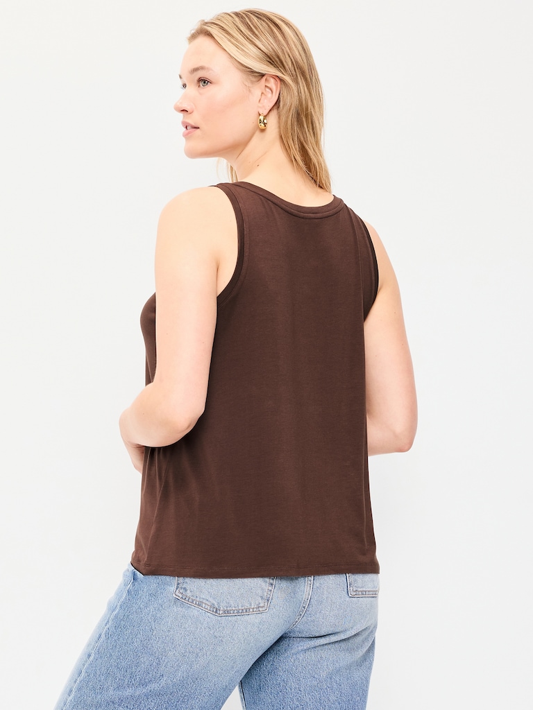 Luxe Scoop-Neck Tank Top