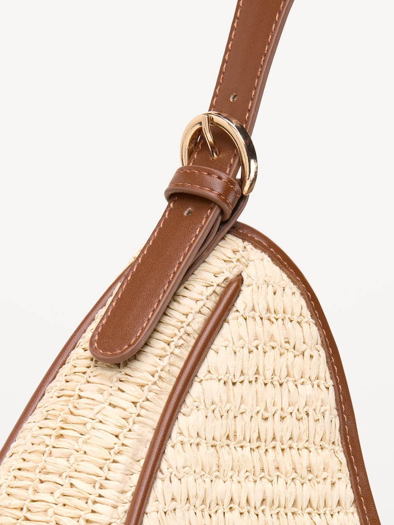 Besace surdimensionnée en raphia