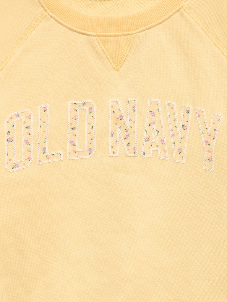 Logo-Graphic Crew-Neck Sweatshirt for Girls