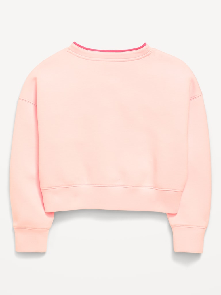 Bounce Fleece V-Neck Sweatshirt for Girls