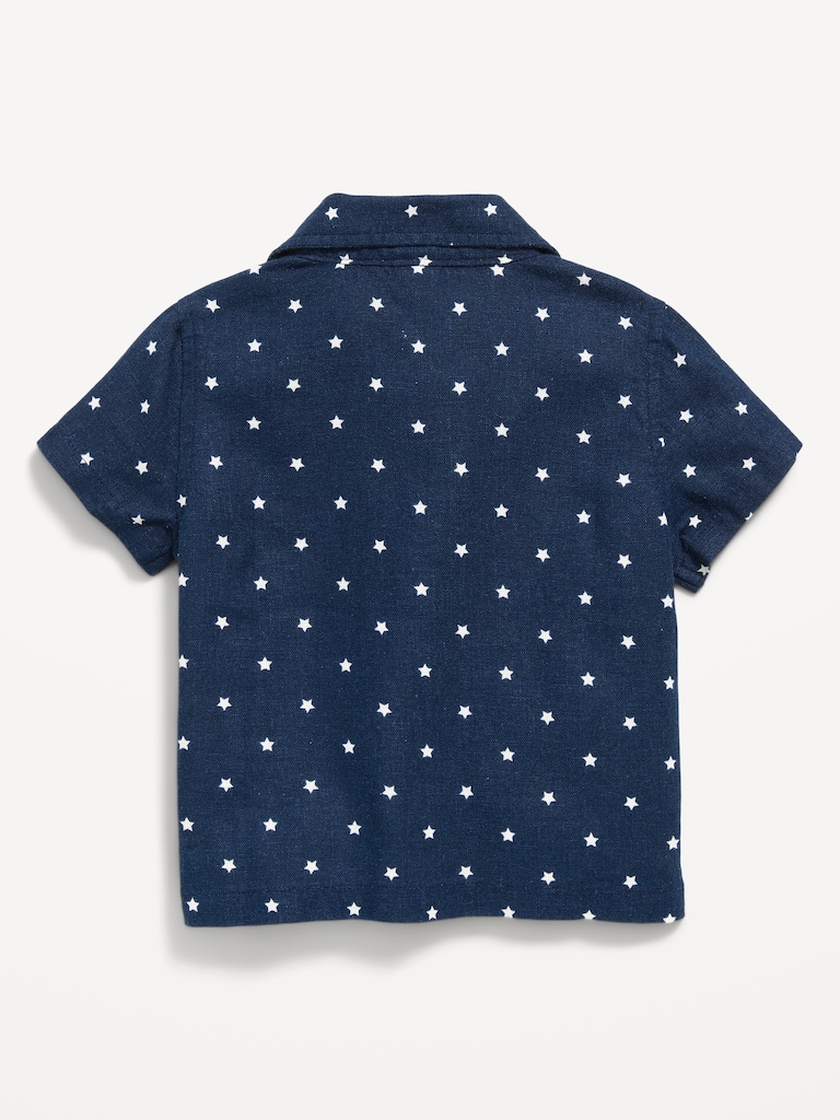 Printed Short-Sleeve Shirt for Baby