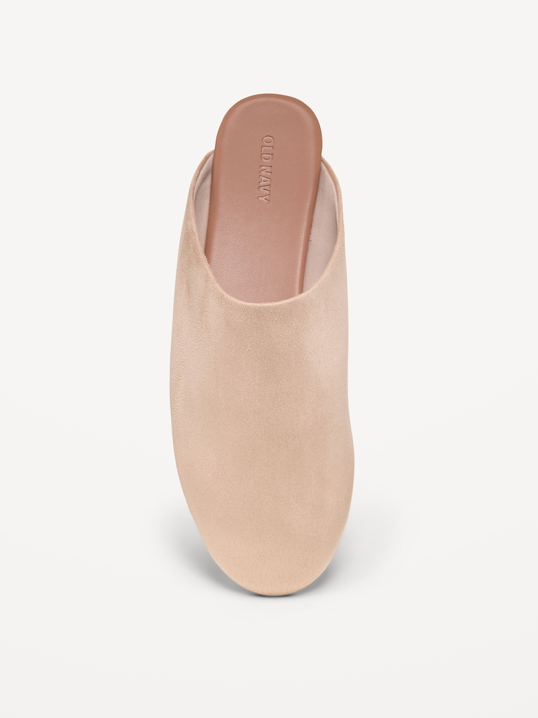 Faux-Suede Mule Clogs for Women