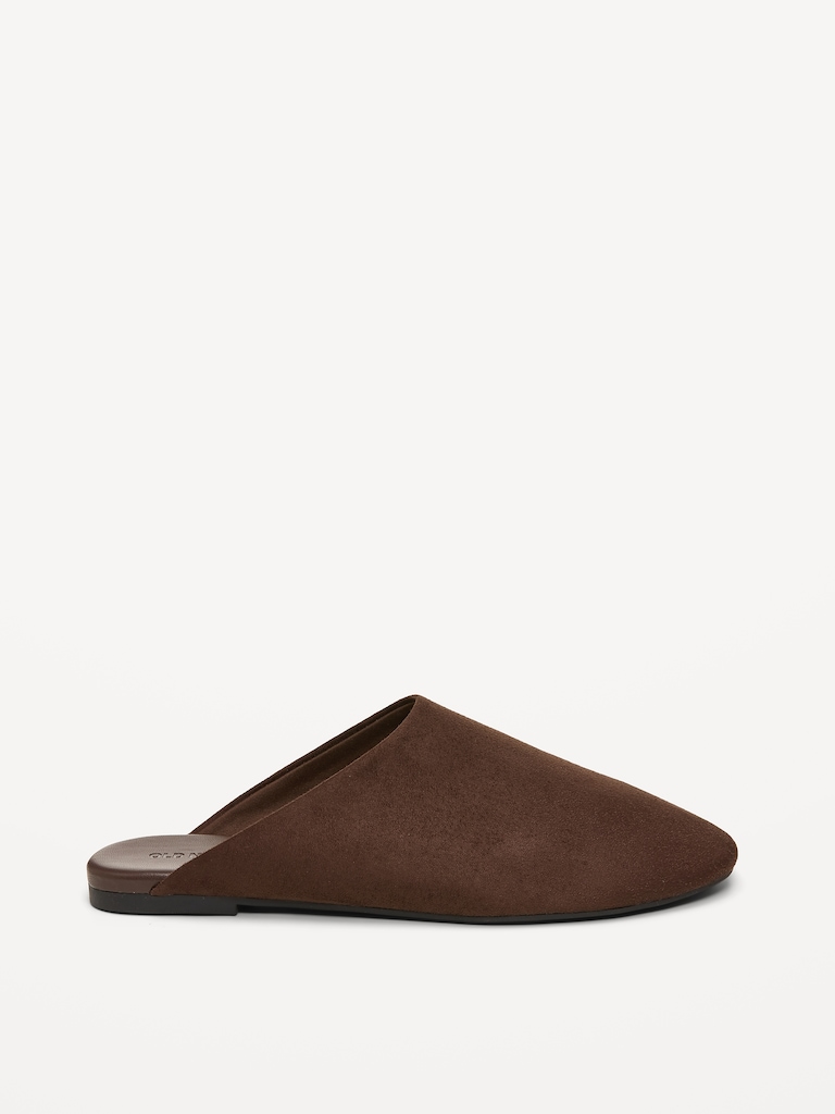 Faux-Suede Mule Clogs for Women