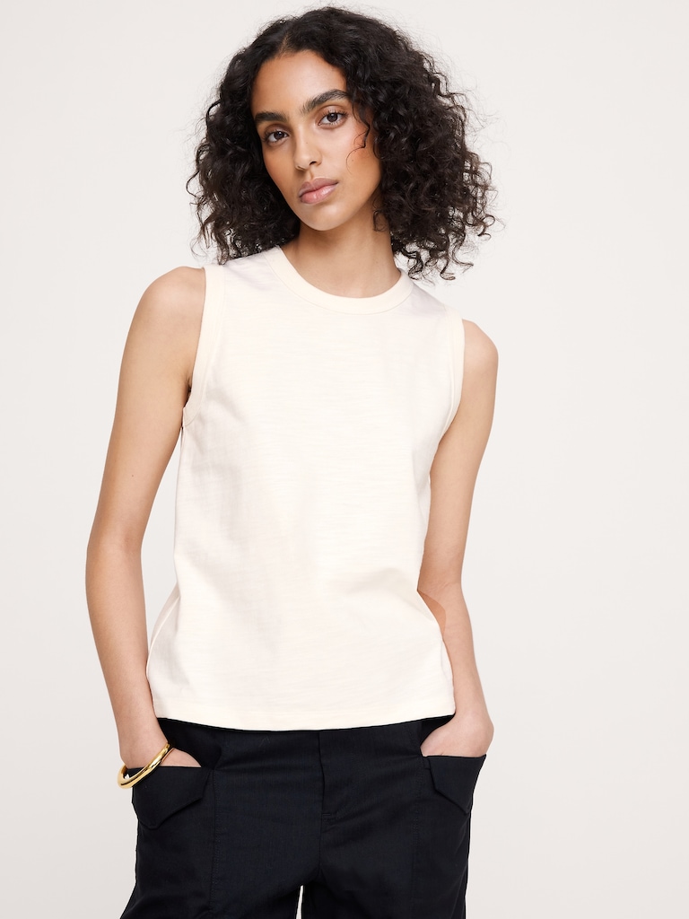 Heavyweight Slub Cotton Tank