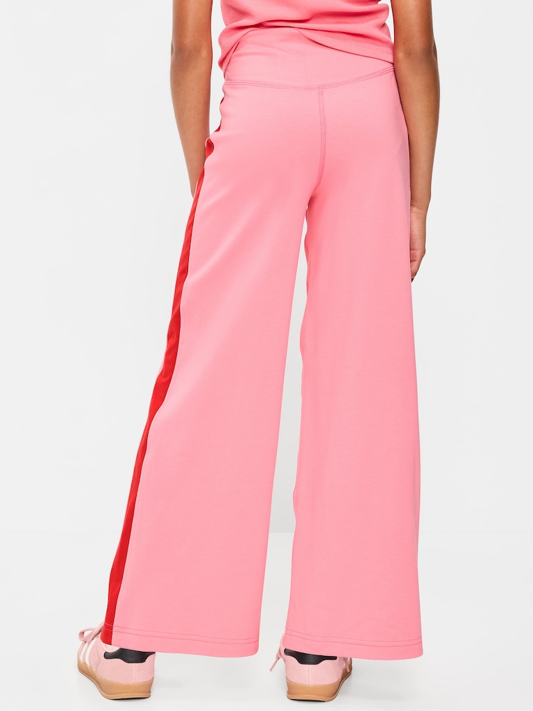 Pantalon PowerChill jambe large à taille haute croisée pour fille