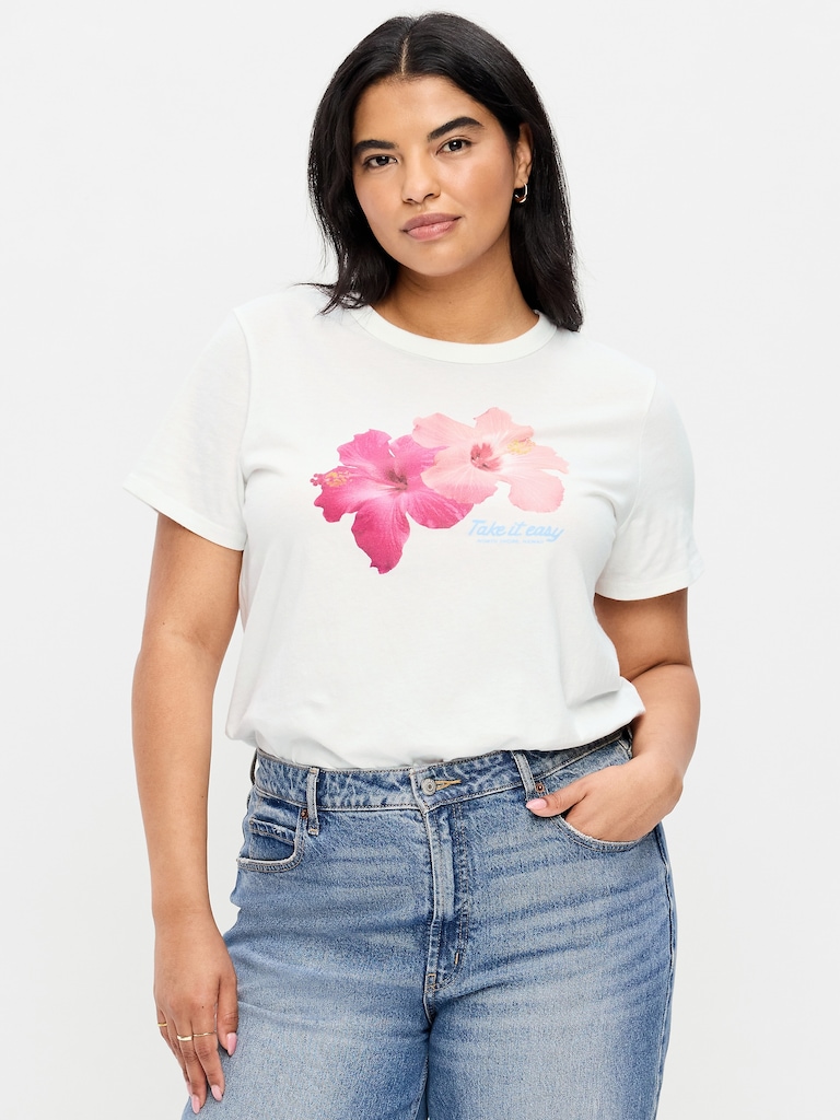 EveryWear Crew-Neck Graphic T-Shirt