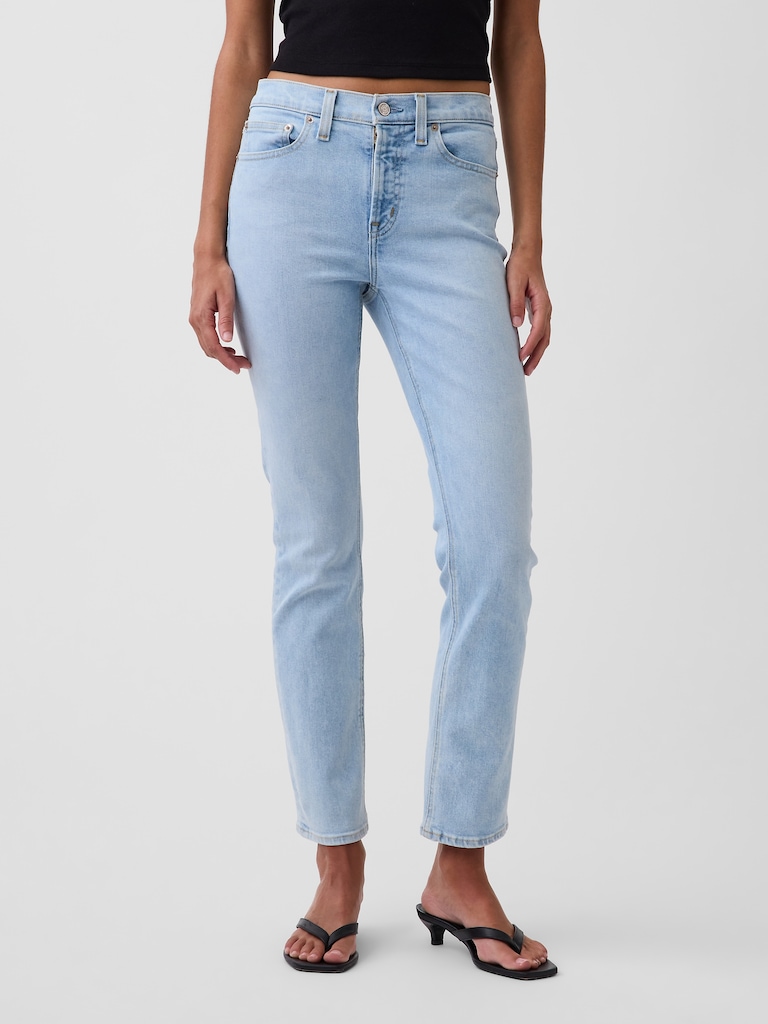 Mid Rise Vintage Slim Jeans