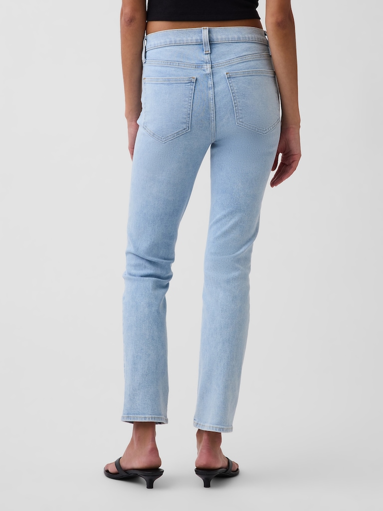Mid Rise Vintage Slim Jeans