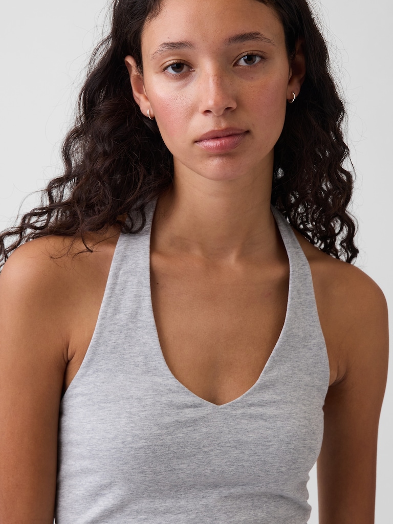 CloseKnit Halter Crop Top