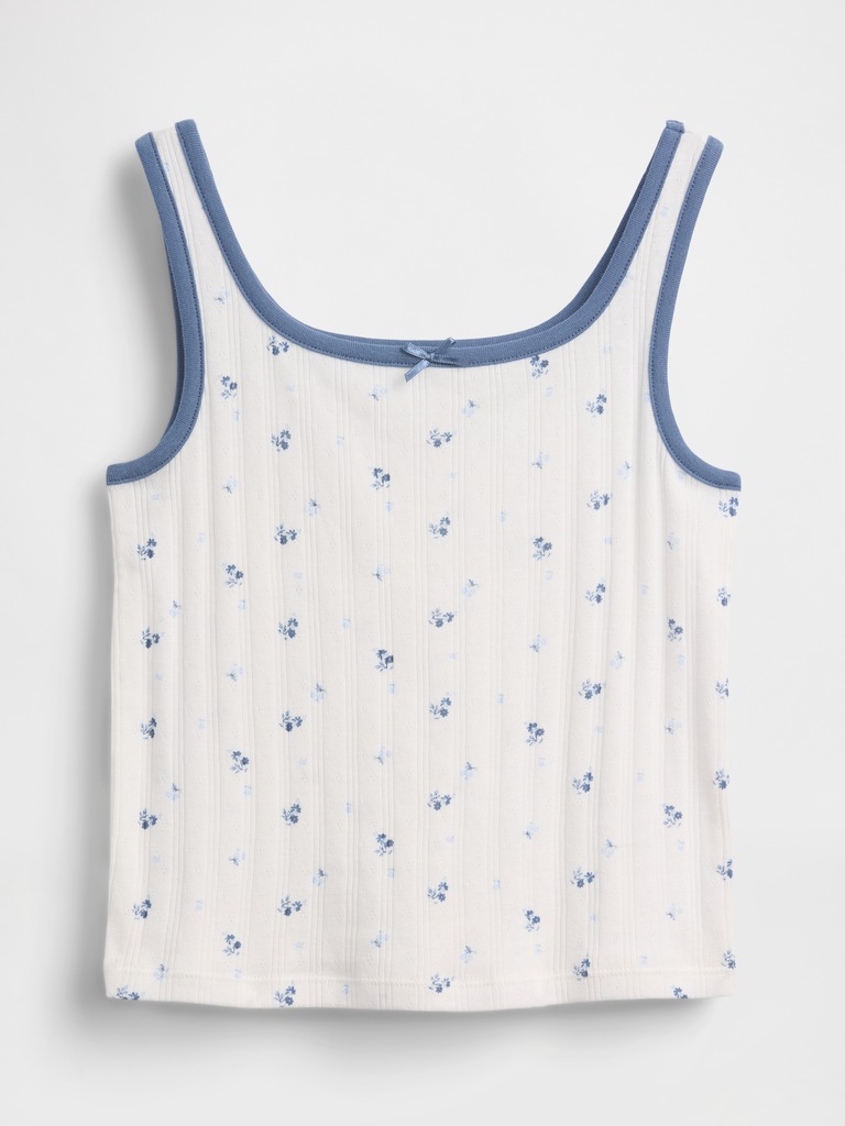 Kids Pointelle Tank Top