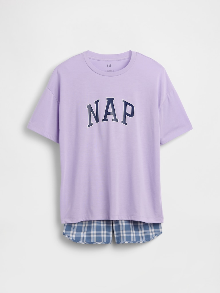 Kids Recycled PJ Short Set