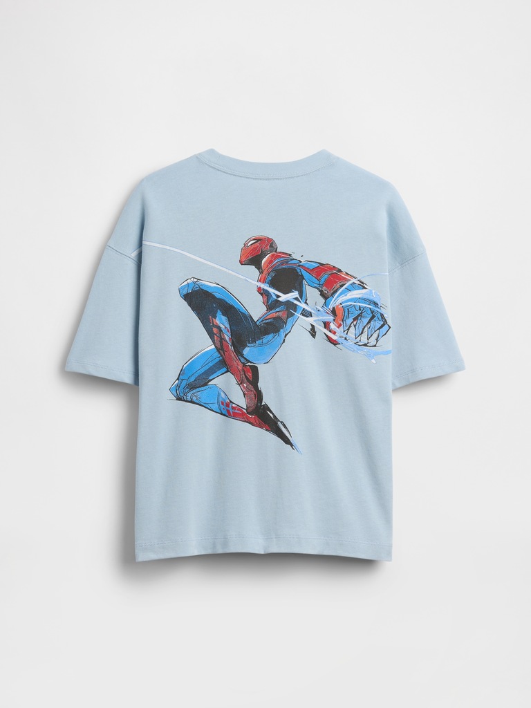 Kids Marvel Oversized Graphic T-Shirt