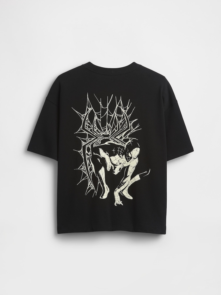 Kids Marvel Oversized Graphic T-Shirt