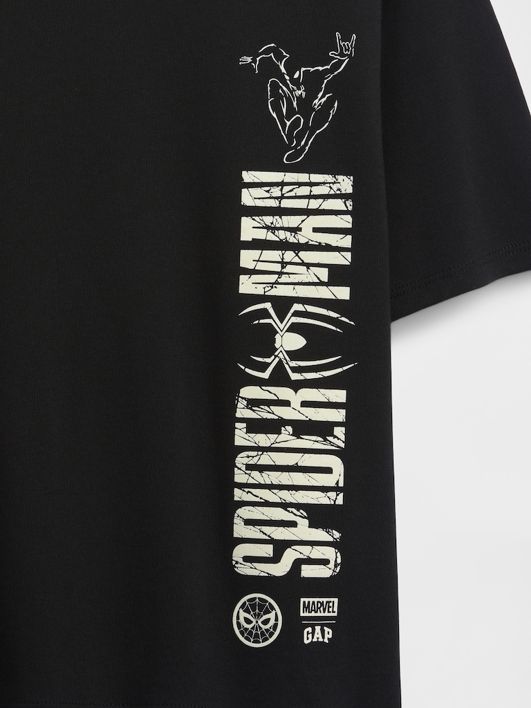 Kids Marvel Oversized Graphic T-Shirt