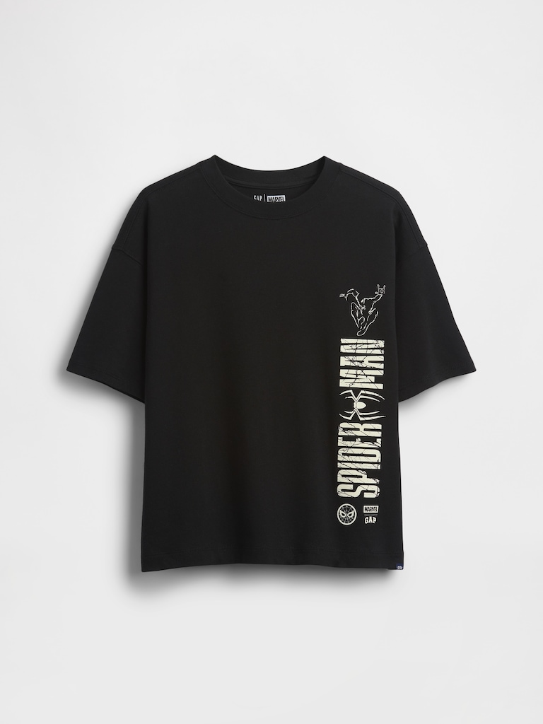 Kids Marvel Oversized Graphic T-Shirt