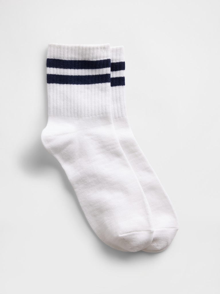 Stripe Crew Socks