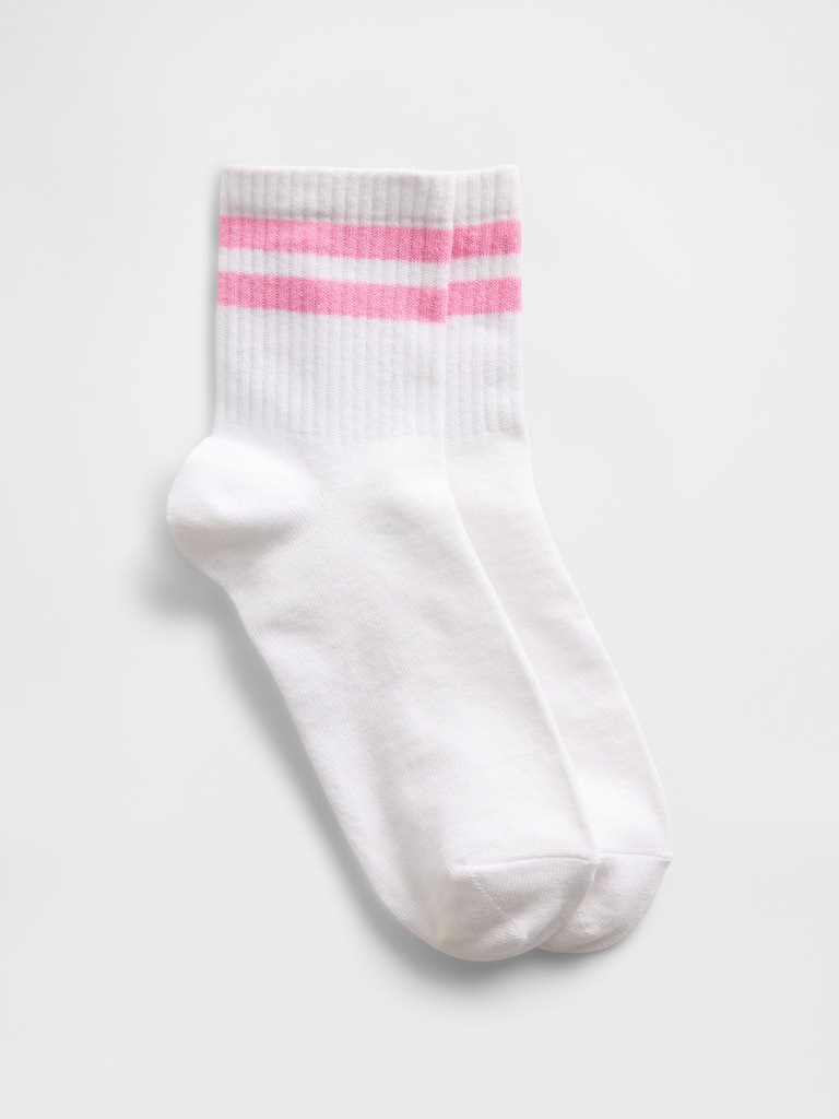 Stripe Crew Socks