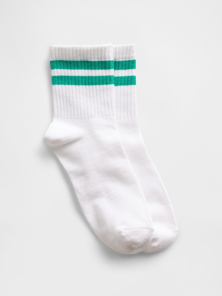 Stripe Crew Socks