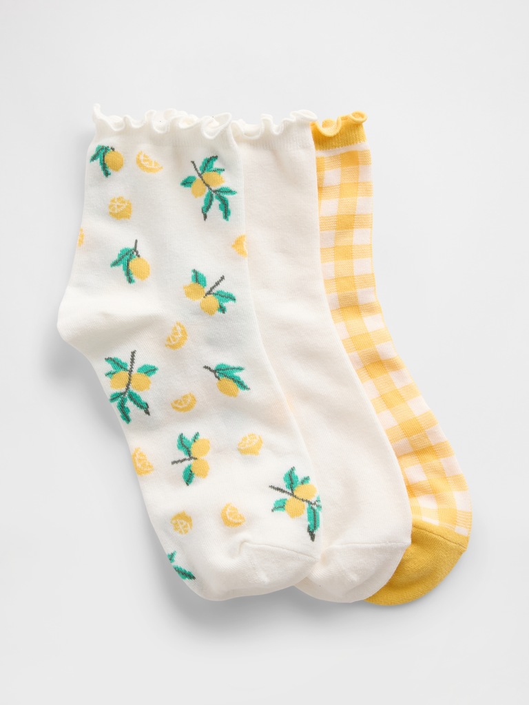 Half Crew Socks (3-Pack)