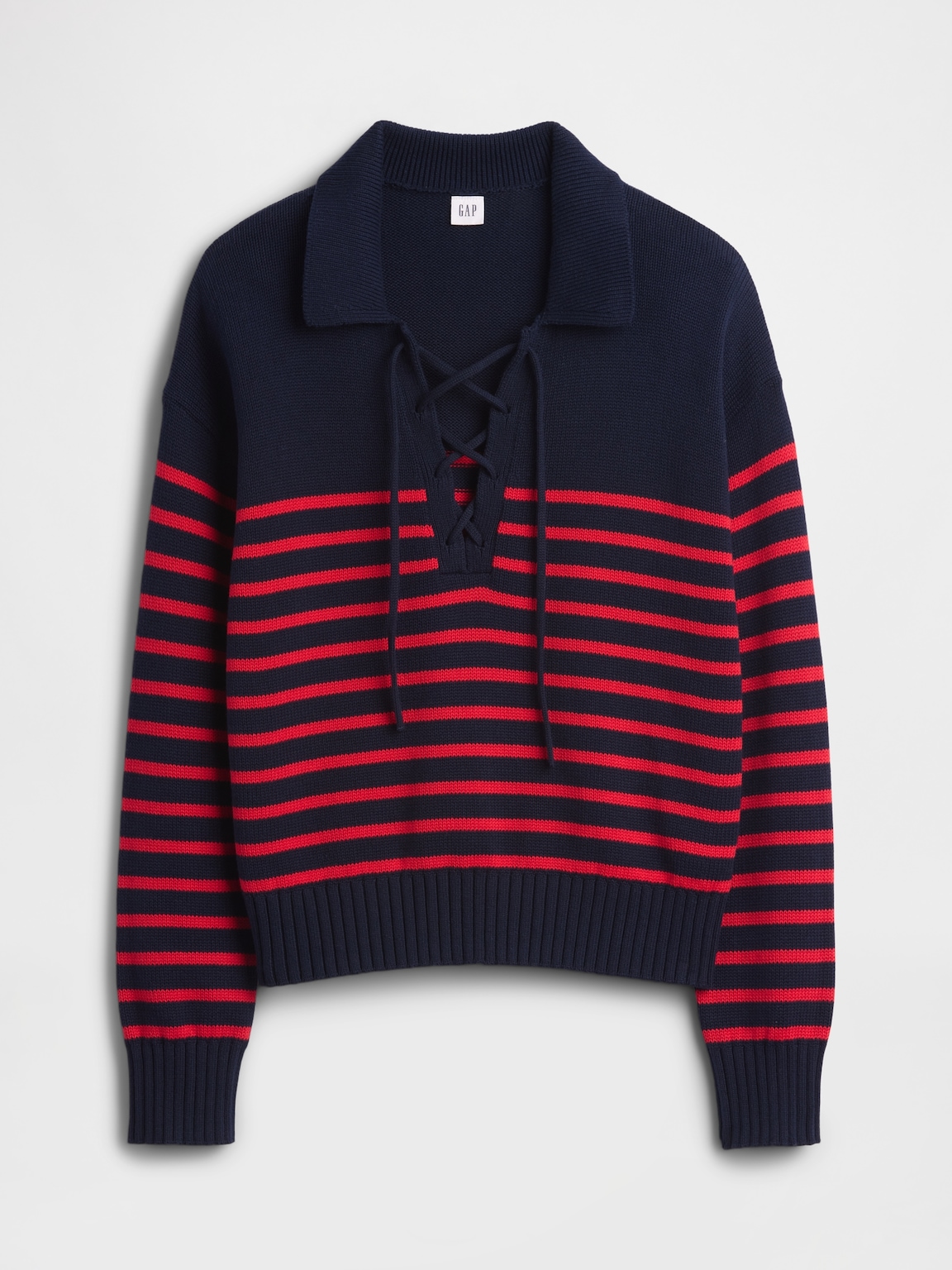 Relaxed Collared Sweater