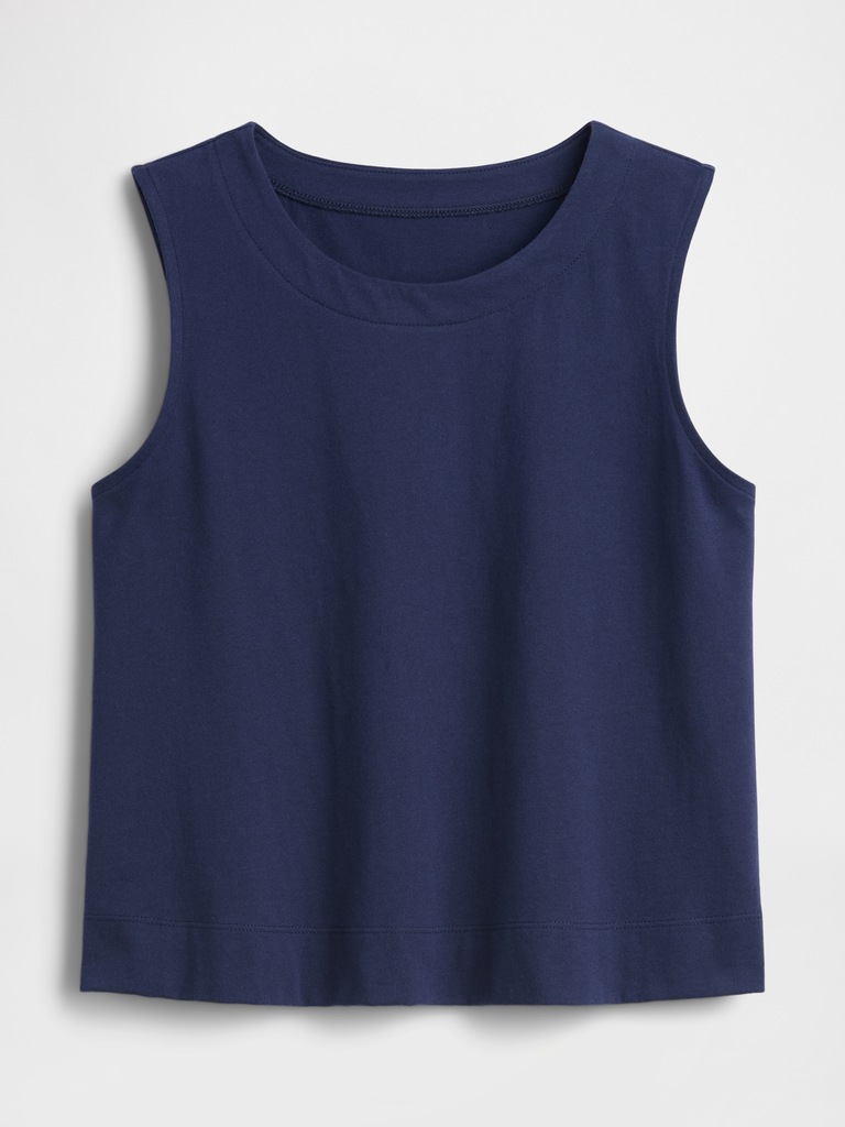 Crewneck PJ Shell Tank Top