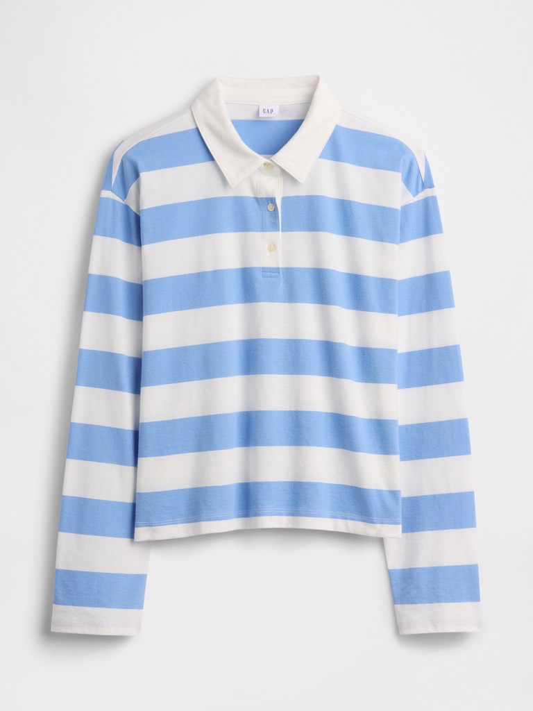 Relaxed Rugby Polo Shirt