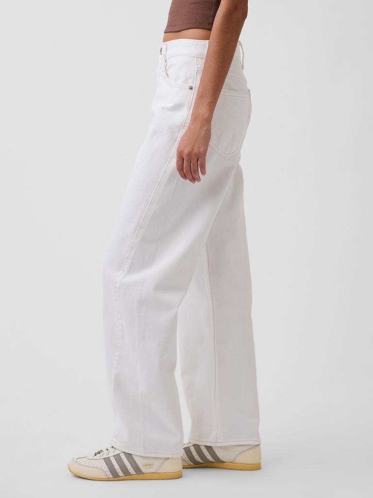 High Rise Barrel Jeans