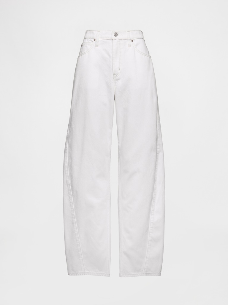 High Rise Barrel Jeans