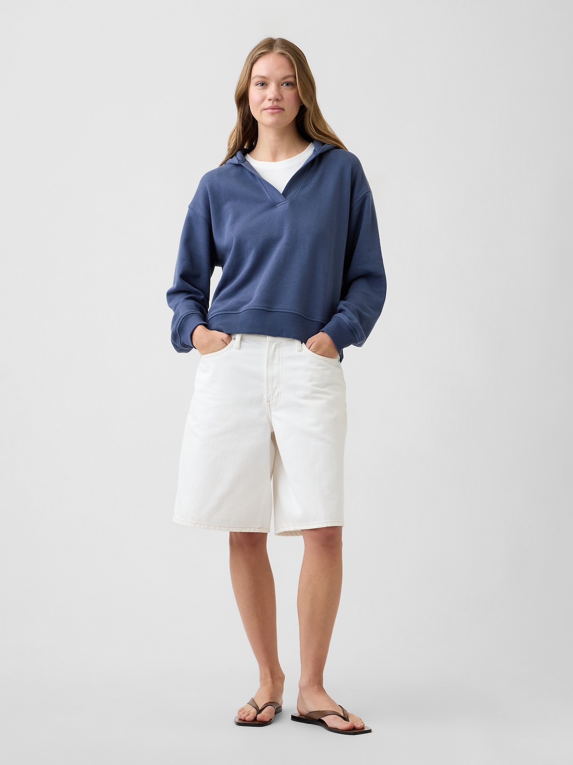Relaxed French Terry Hoodie