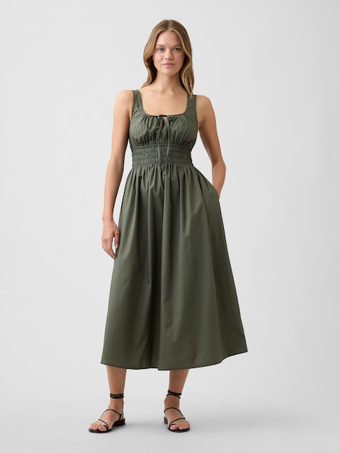 Women's Green Dresses & Jumpsuits | Gap Factory