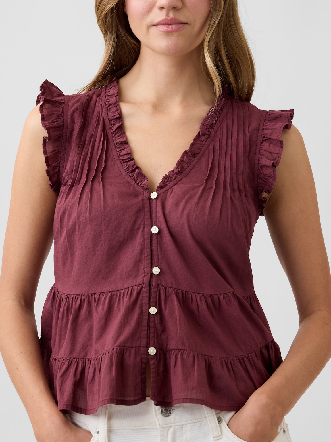 Tiered Ruffle Top