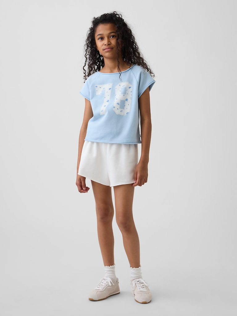 Kids VintageSoft Terry Raglan Graphic Sweatshirt