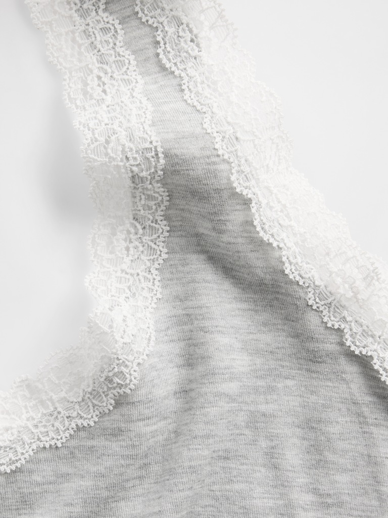 Softest Modal Lace-Trim PJ Tank Top