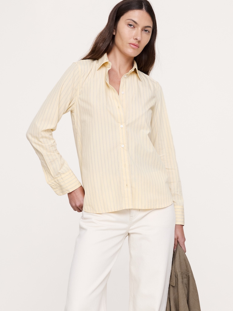 The Everyday Shirt in Cotton Poplin