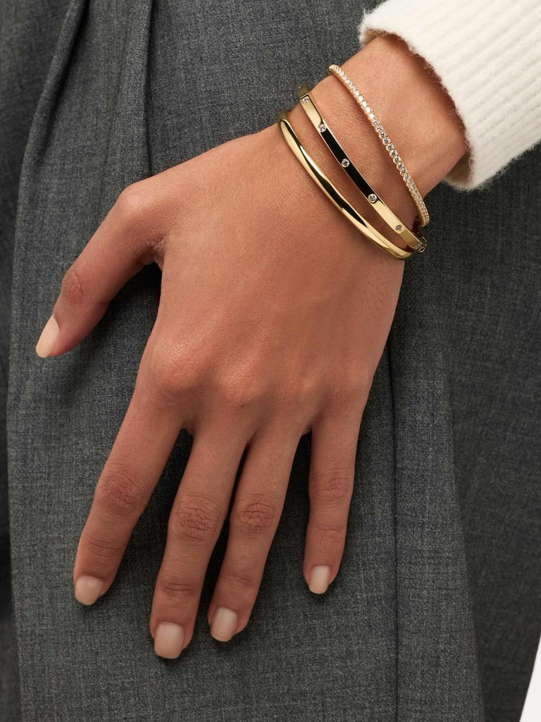 Ana Luisa Selena Gold Bangle Bracelet