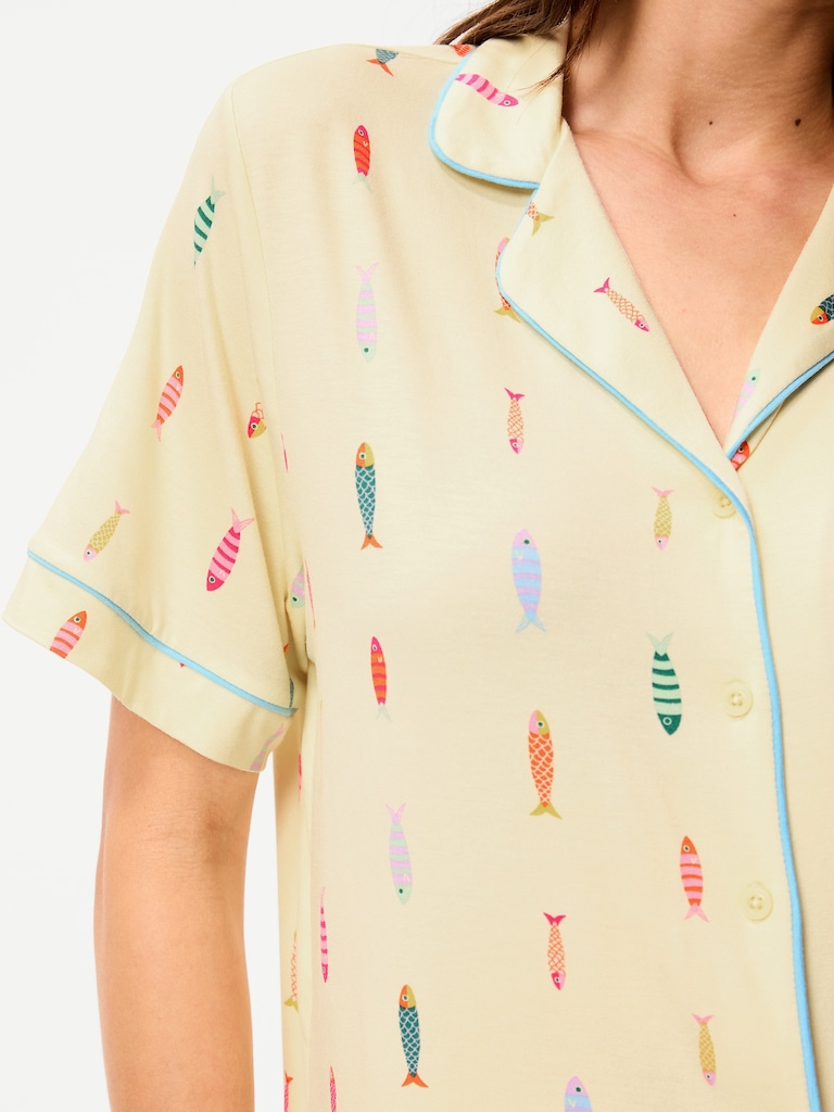 Sunday Sleep Knit Jersey Short Set