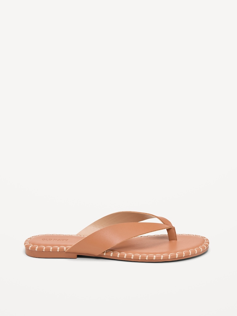 Whipstich Flip-Flops for Women