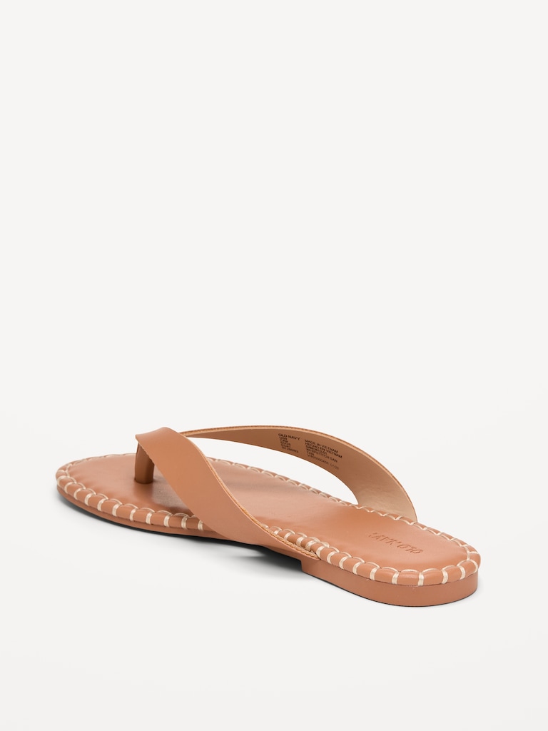 Whipstich Flip-Flops for Women