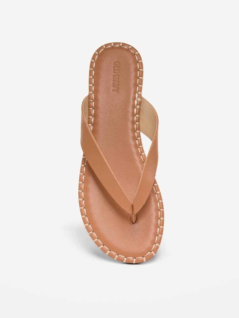 Whipstich Flip-Flops for Women
