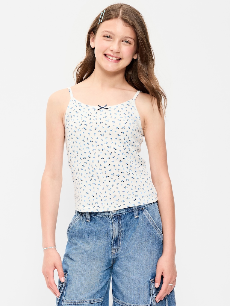 Camisole ajustée à motif pour fille