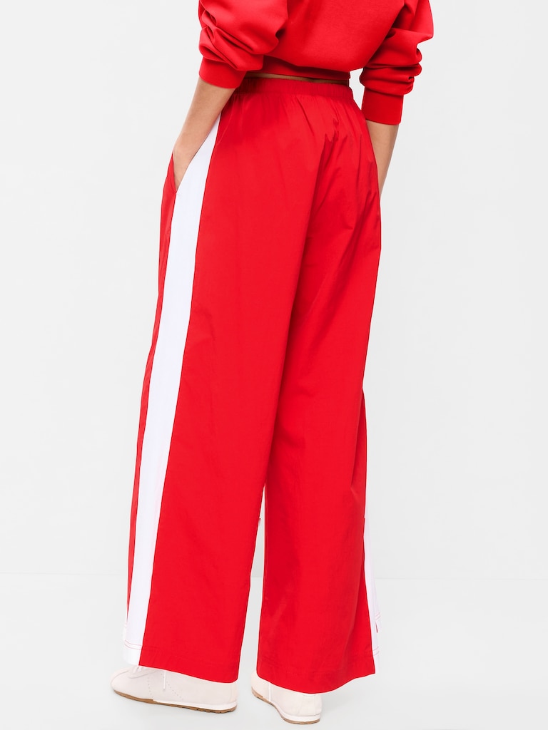 High-Waisted TrekTech Straight-Leg Pants