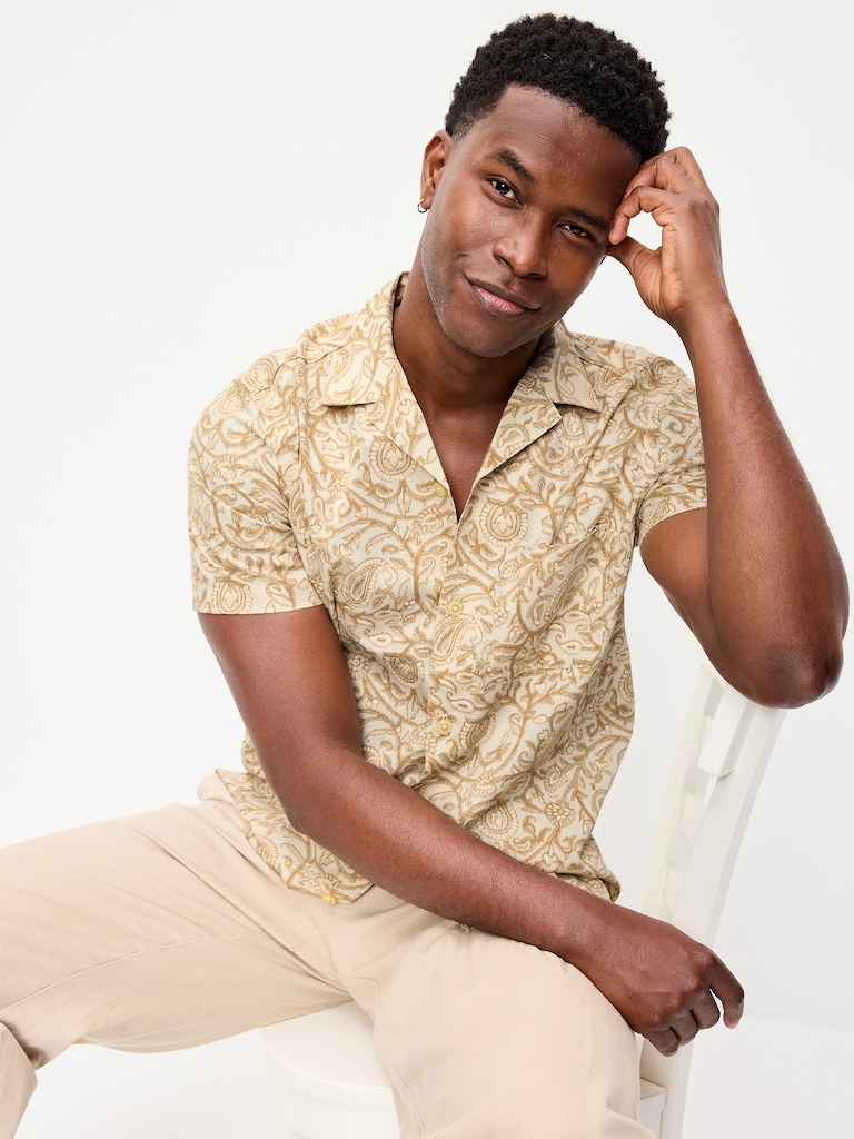 Short-Sleeve Camp Shirt