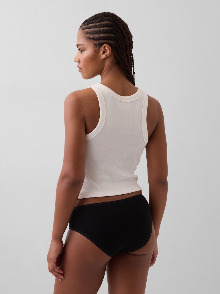 Organic Stretch Cotton Hipster (3-Pack)