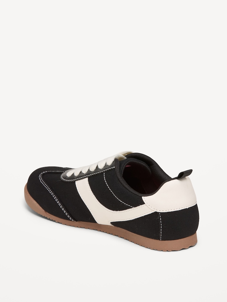 Canvas Lace-Up Sneakers for Girls