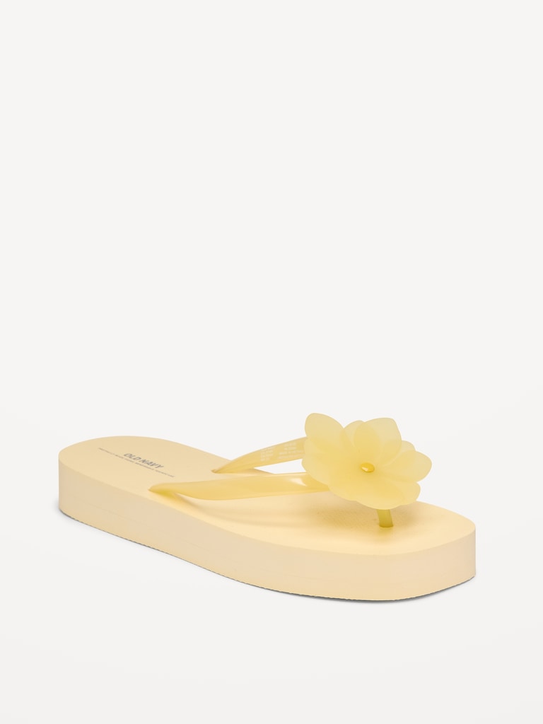 Platform Flip-Flop Sandals for Girls (Partially Plant-Based)