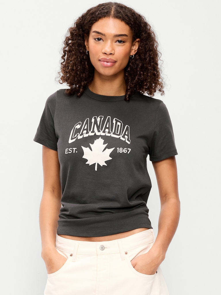 Crew-Neck Graphic T-Shirt