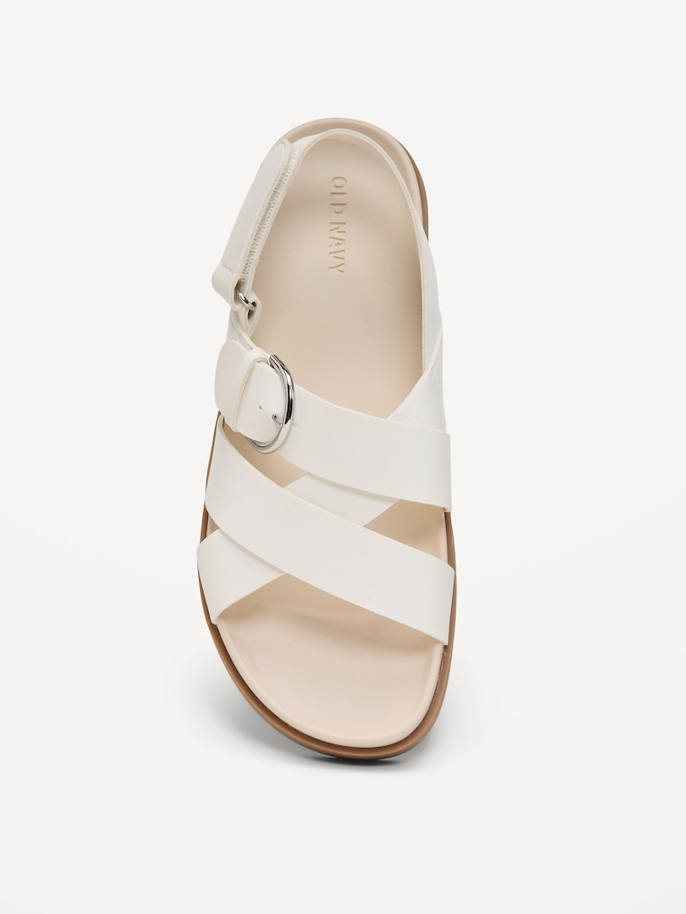 Buckled Double-Strap Sandals for Girls